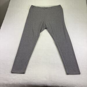 Express Brushed Tweed Herringbone High Rise Legging Work Pant Gray Size XL
